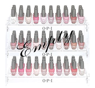 OPI COF Display Empty