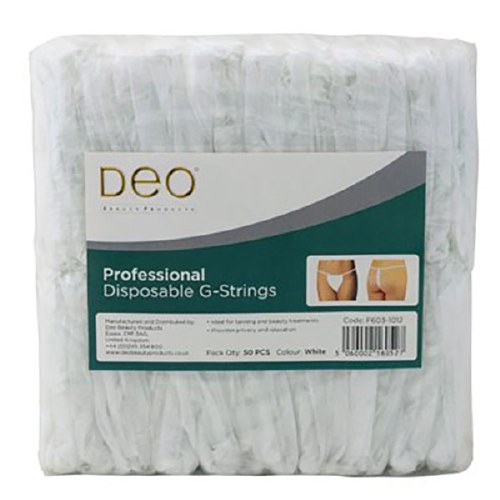 Deo Disp G String White 50pk