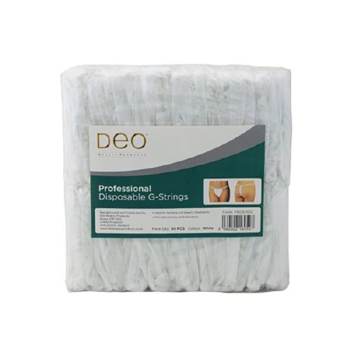 Deo Disposable G-String White 50pk