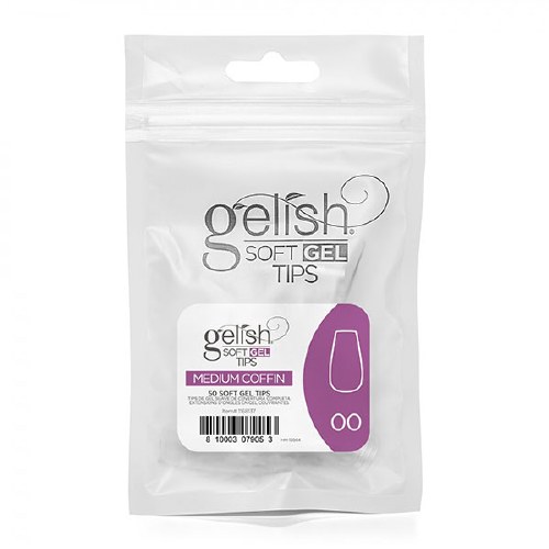 SoftGel Tips Coffin Med 6 50pk