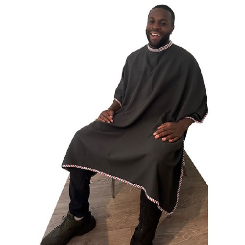 HT Barber Gown Steel Grey