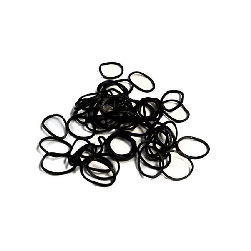 HT End Elastics Black 300pk