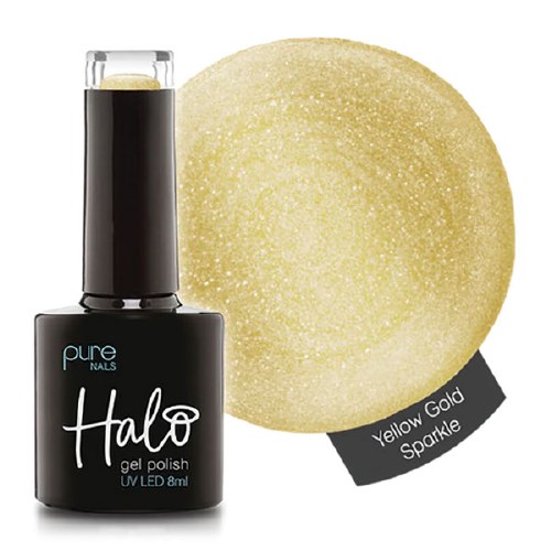 Halo Gel Yellow Gold Sparkle D