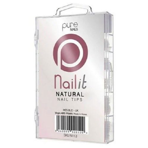 Halo Nailit Natural Tips 100pk