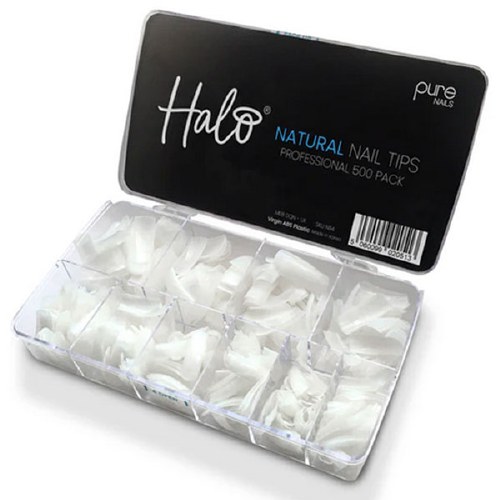 Halo Nailit Natural Tips 500pk