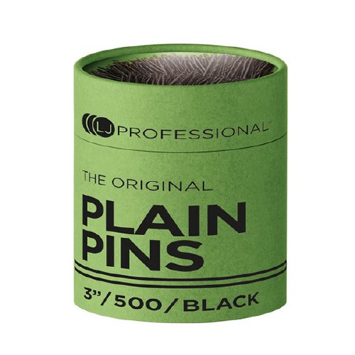 LJ Hairpins Plain Black 500pc
