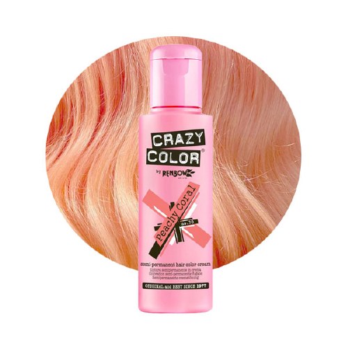 Crazy Color Peachy Coral 100ml