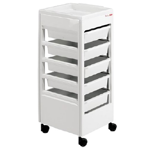 Rem Studio Trolley White Flat