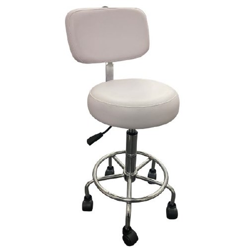 SM Compact Stool & Back Wh D