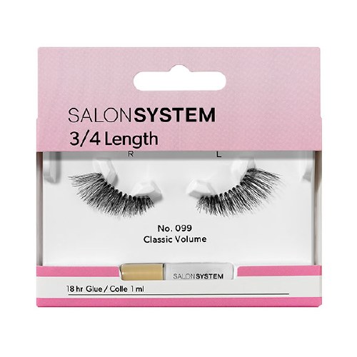 SS Strip Lash 3/4 099 Salon System  Black