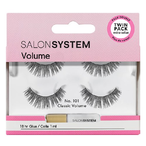 SS Strip Lash 101 Twin Pack   Black