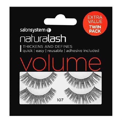 SS Strip Lash 107 Twin Pack   Black