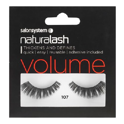 SS Strip Lash 107 Volume   Black