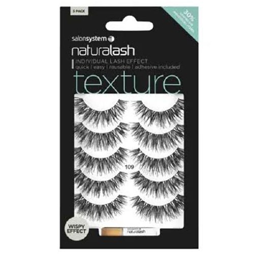 SS Strip Lash 109 5 Pack   Black