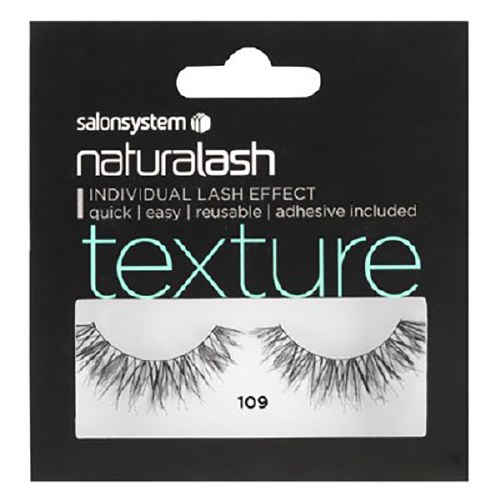 SS Strip Lash 109 Texture   Black