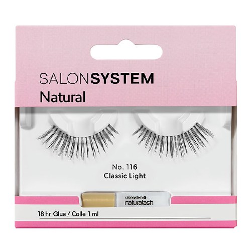 SS Strip Lash 116 Natural Salon System Natural Lash Black