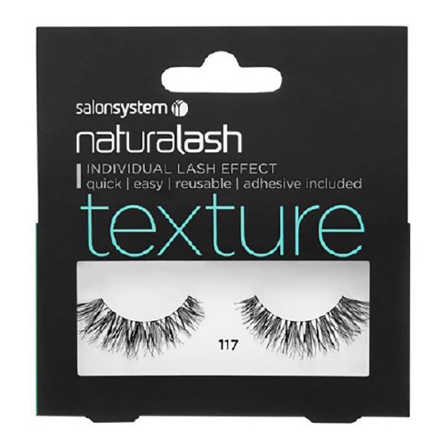 SS Strip Lash 117 Texture   Black