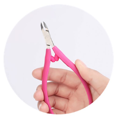Salon Cuticle Nippers Pink