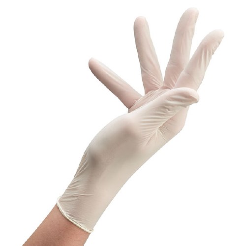 Sinelco Gloves Wh Latex M Pow