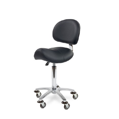 Sinelco Saddle Stool Back Blk