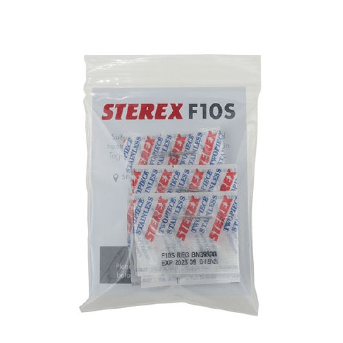 Sterex Stainless 2 Pc F10S 50 pk