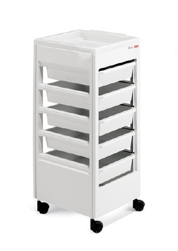 Rem Studio Trolley White Flat