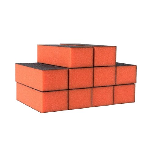 The Edge 3-Way Orange Sanding Block 10pk