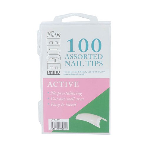 The Edge Active Tips 100 Box Assorted Tips