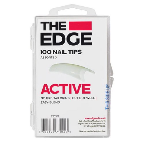 The Edge Active Tips 100 Box Assorted Tips