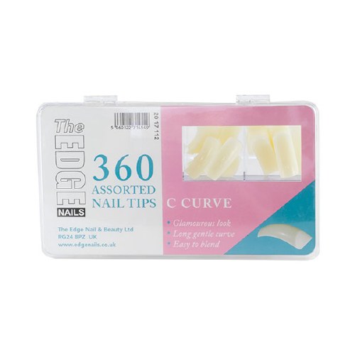 The Edge Big C Curve 360 Box Assorted Tips
