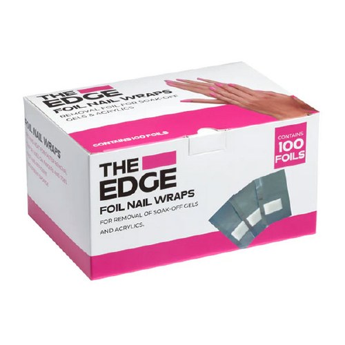 The Edge Foil Nail Wraps 100pk