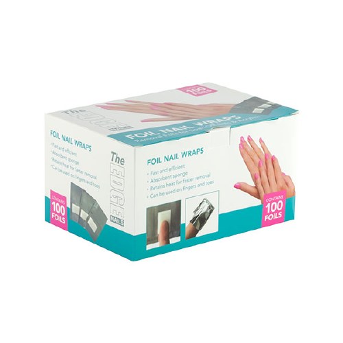 The Edge Foil Nail Wraps 100pk