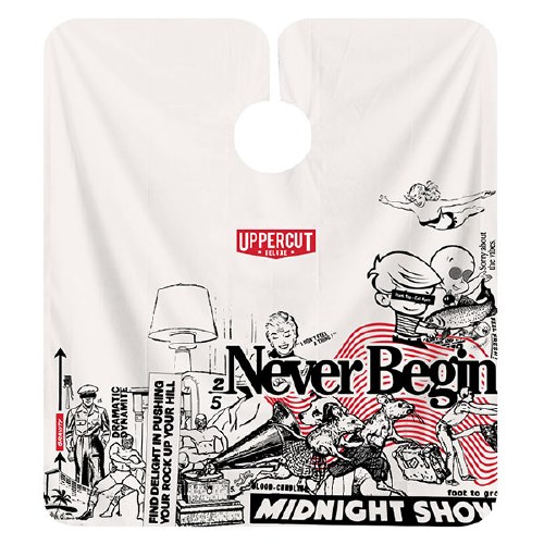 Uppercut White Barber Cape