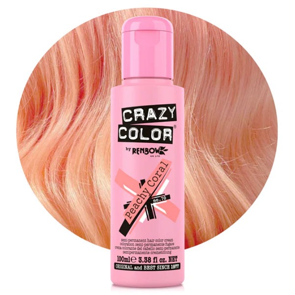 Crazy Color Peachy Coral 100ml