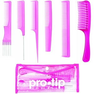 Denman Pink Comb Kit