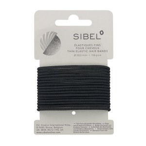 Sinelco Elastics Black 16pc