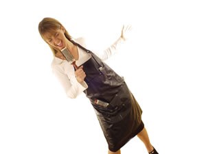 HT PVC Tint Apron Black With