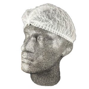 ASAP Disp Mop Caps White 100pk