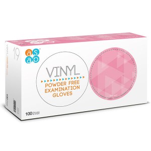ASAP Gloves Vinyl Med PF 100