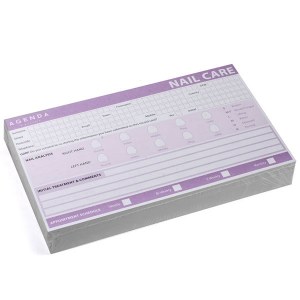 Agenda Record Cards Nails