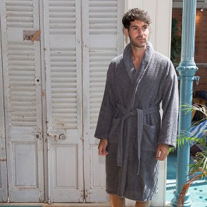 Additional picture of BC Comfy Bathrobe Sl Grey XL