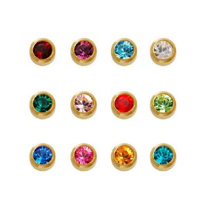 Caflon Gold Mini Assorted Birthstone