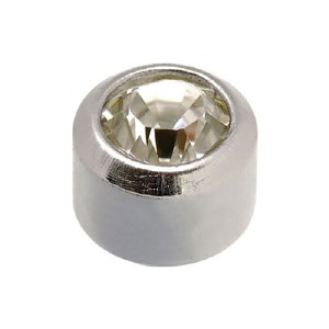 Caflon Silver April Birthstone