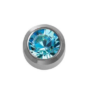 Caflon Silver March Birthstone