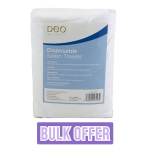 Deo Disposable Towels White 50pk