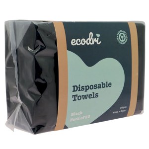 EcoDri Disposable Towels Black 50pk