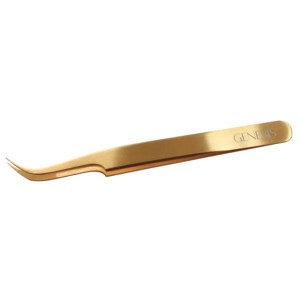 Genesis Lash Curved Tweezer Gold