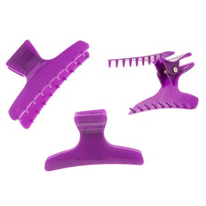 HT Butterfly Clamps Purple 12p