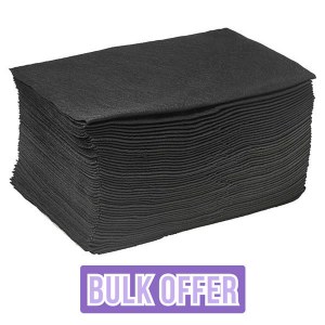 HT Disp ECO Towels Black 50pk