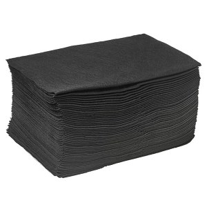 HT Disp Towels Black 50pk